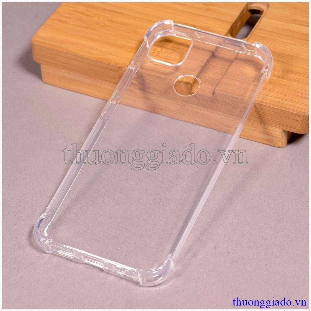 Ốp lưng dẻo Xiaomi Redmi 9C (Ốp lưng Silicone trong suốt tăng cường chống sốc 4 góc)